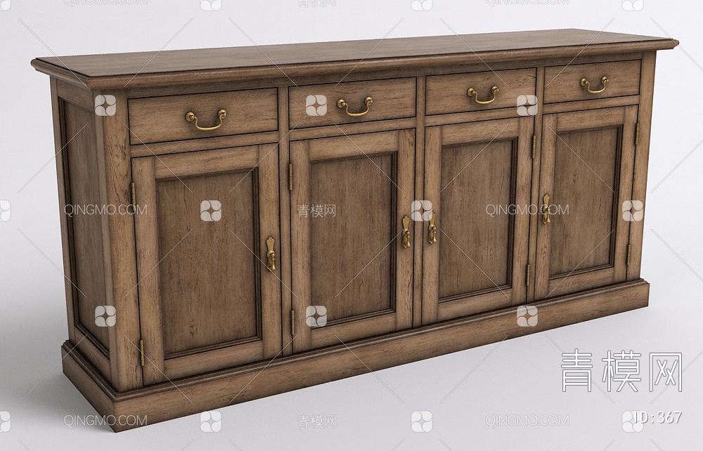 备餐柜3D模型下载【ID:367】