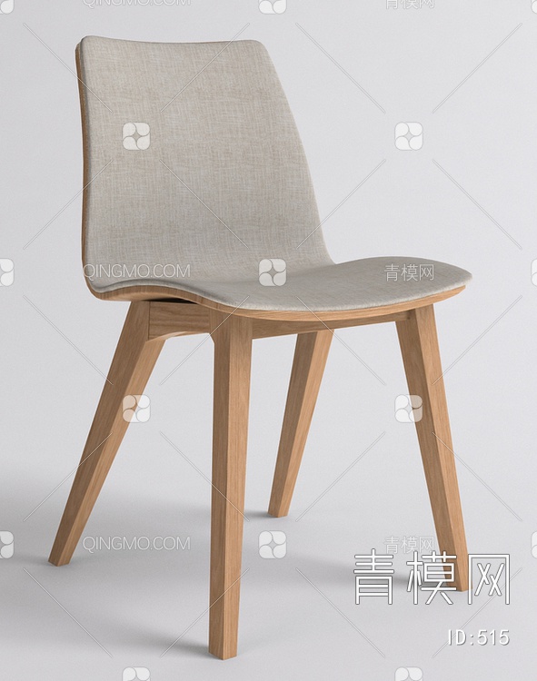 餐椅3D模型下载【ID:515】