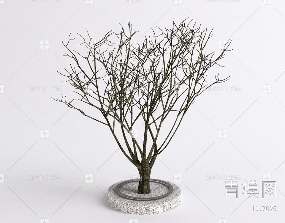 花坛干支树3D模型下载【ID:7095】