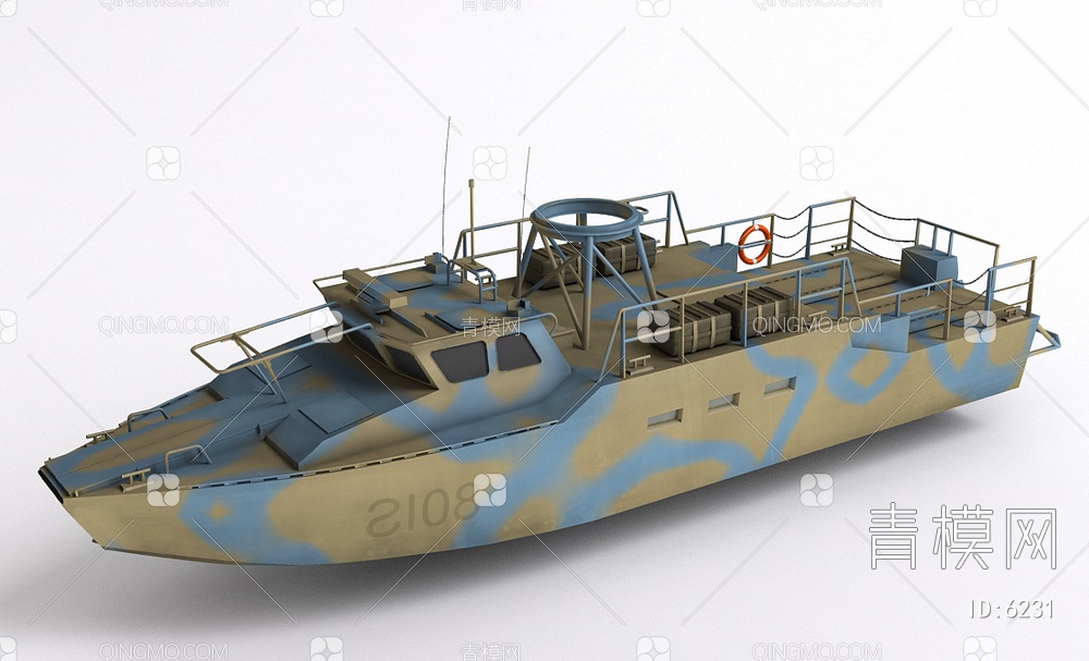 游艇3D模型下载【ID:6231】