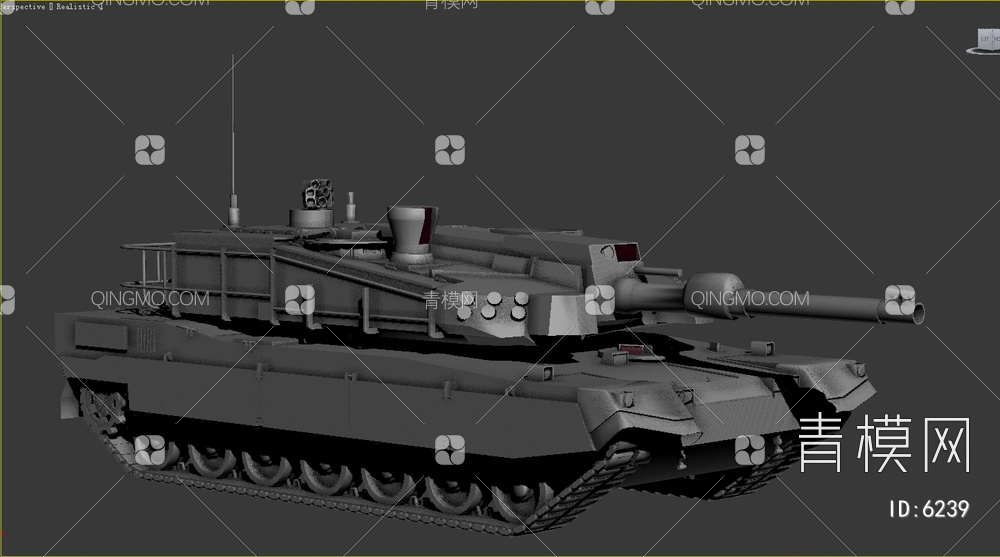 坦克3D模型下载【ID:6239】