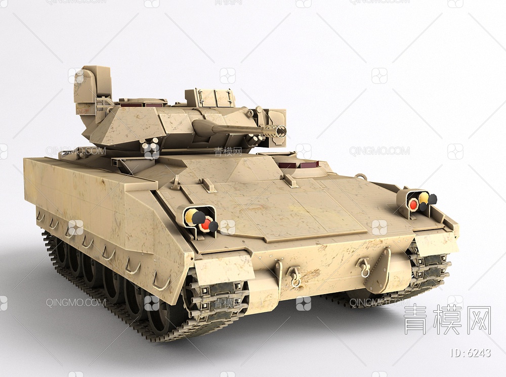 坦克3D模型下载【ID:6243】