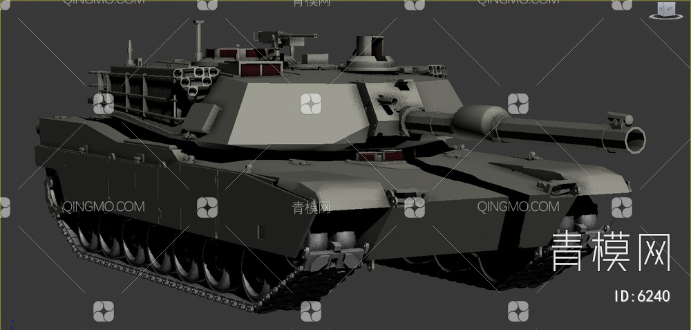 坦克3D模型下载【ID:6240】