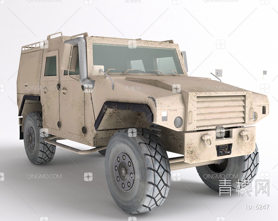 装甲车3D模型下载【ID:6247】