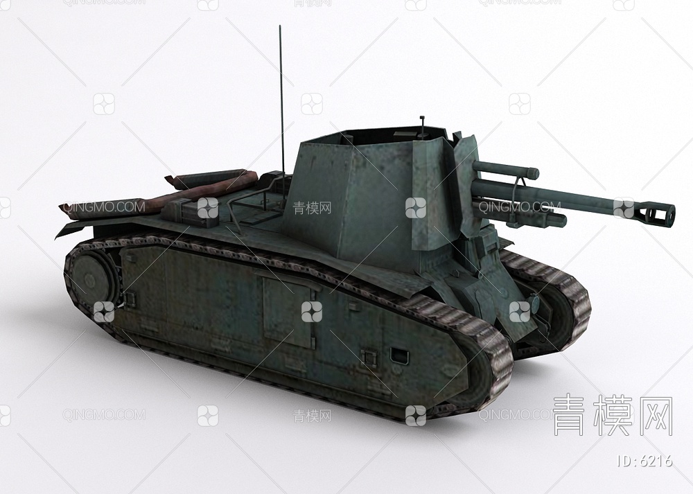 坦克3D模型下载【ID:6216】
