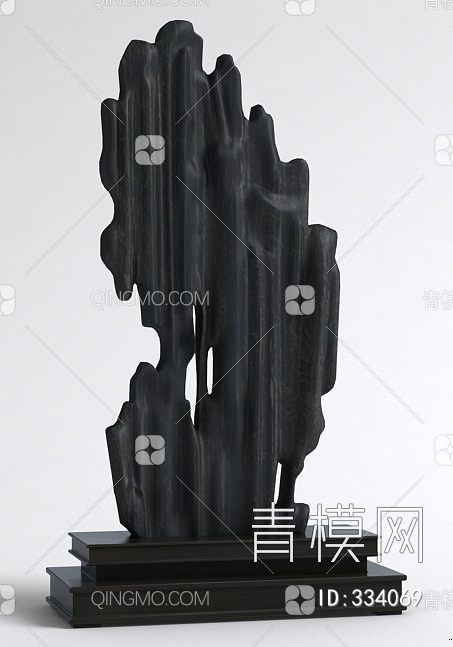 花岗石石头摆件3D模型下载【ID:334069】