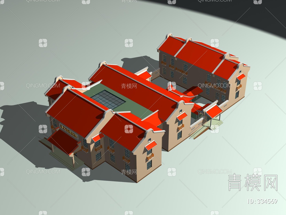 古建筑3D模型下载【ID:334569】