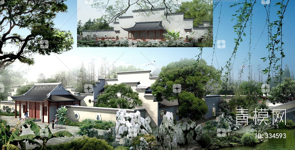 ZKH#古建筑（古建3）古建筑30804 建筑 古建 1053D模型下载【ID:334593】