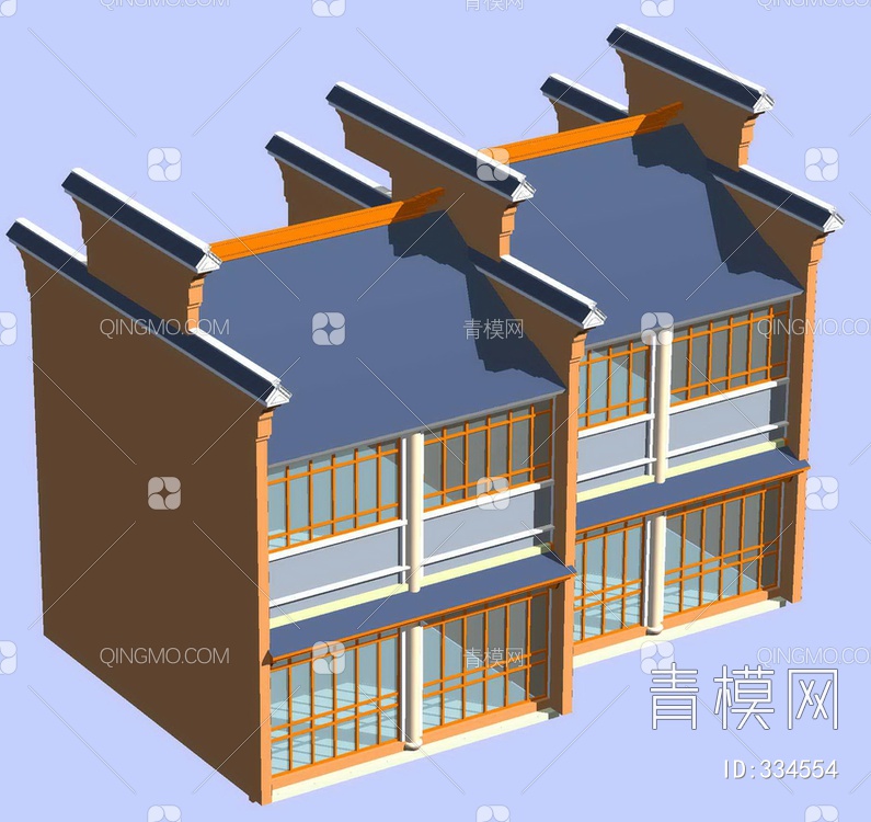 古建筑3D模型下载【ID:334554】