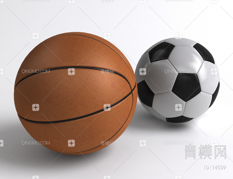 篮球3D模型下载【ID:14509】