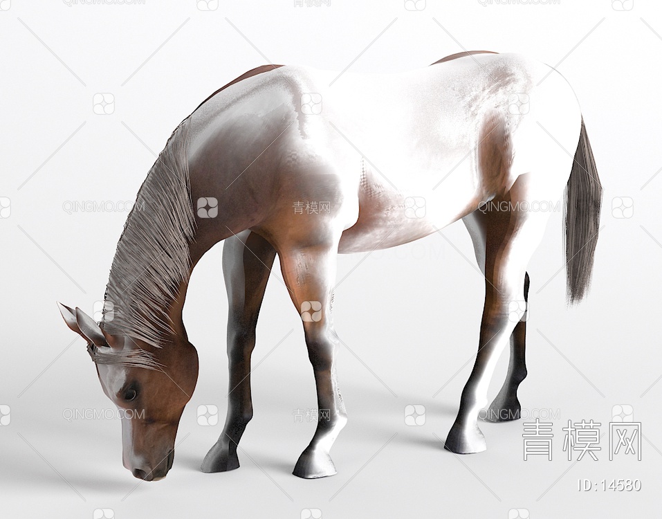 哺乳动物马3D模型下载【ID:14580】