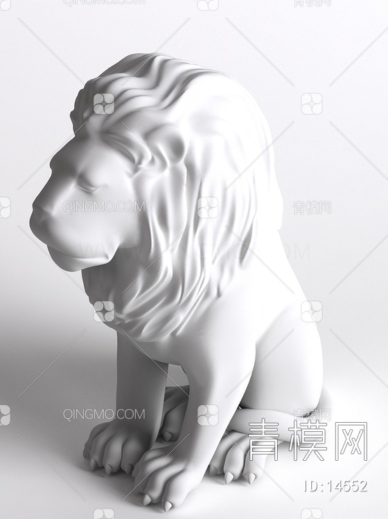 动物雕塑3D模型下载【ID:14552】
