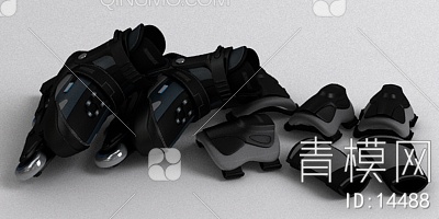 溜冰鞋3D模型下载【ID:14488】