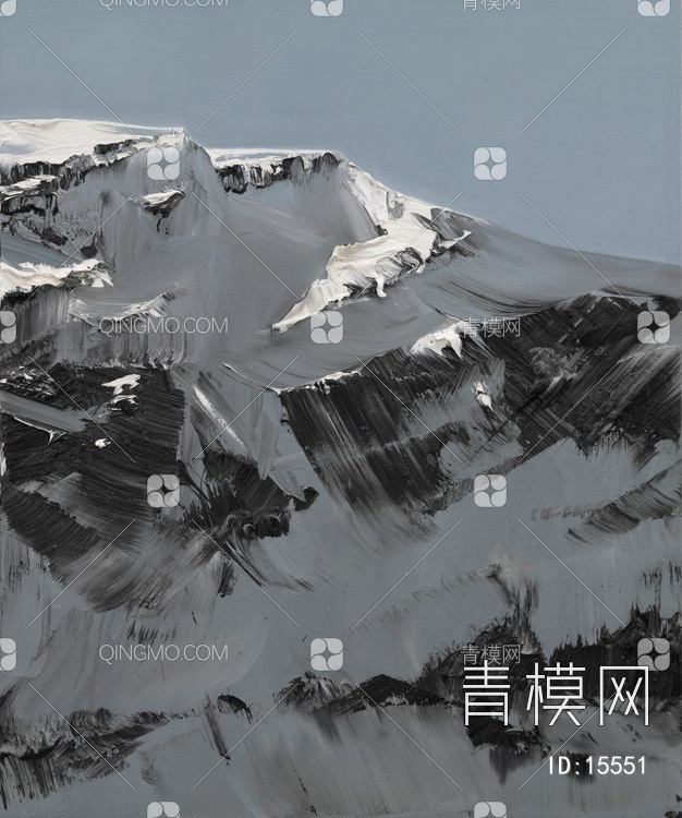 抽象雪山贴图下载【ID:15551】