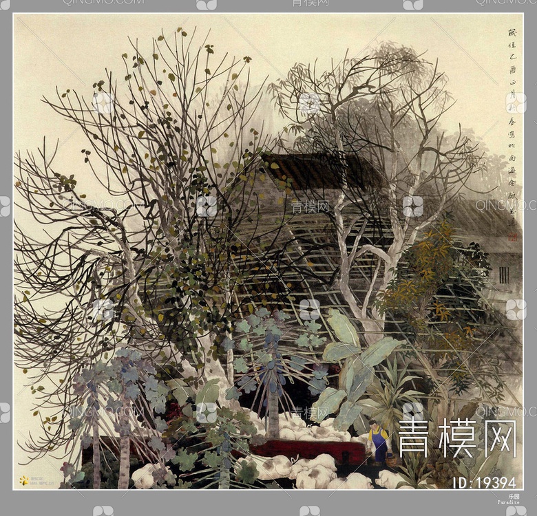中国画贴图下载【ID:19394】