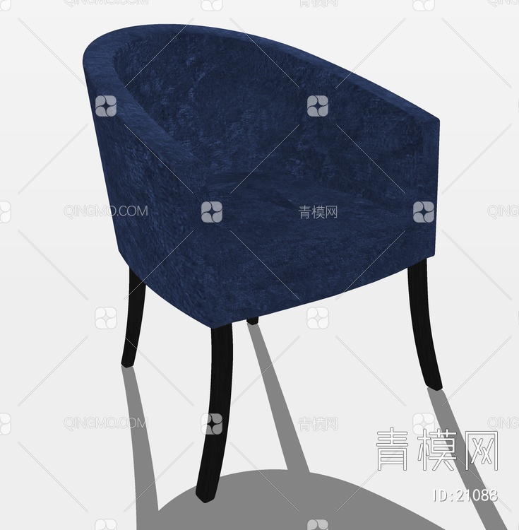 沙发椅SU模型下载【ID:21088】