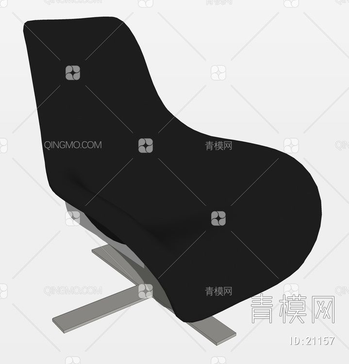 沙发椅SU模型下载【ID:21157】