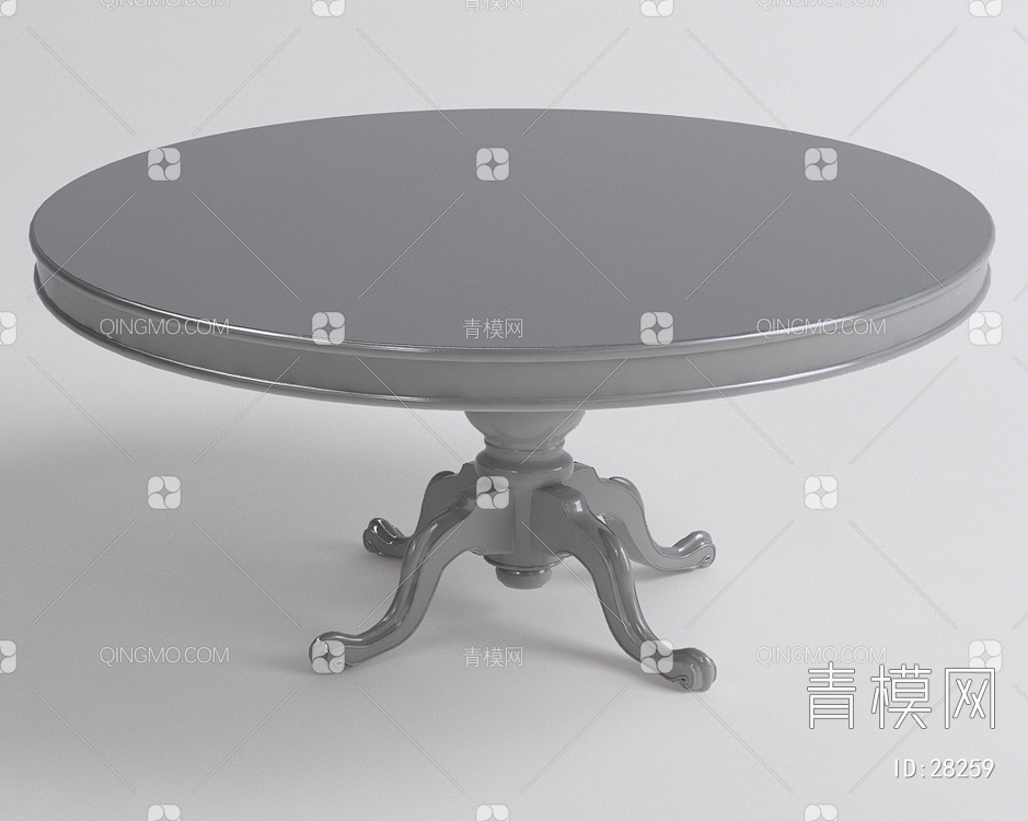 小圆桌3D模型下载【ID:28259】