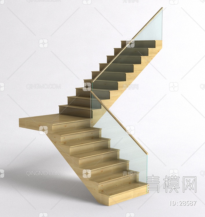 17年款楼梯3D模型下载【ID:28587】