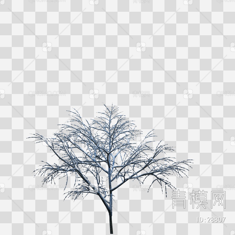 雪景树冬季树木psd下载【ID:28807】
