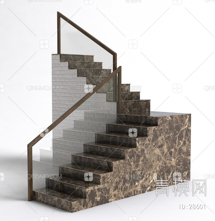 17年款楼梯3D模型下载【ID:28601】