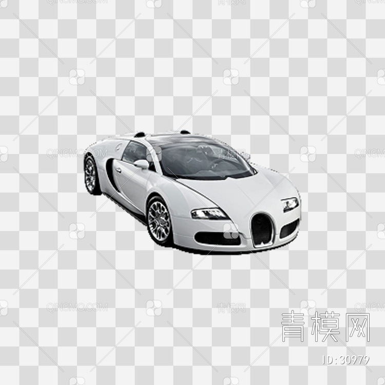 bugatti-white-psd105006psd下载【ID:30979】