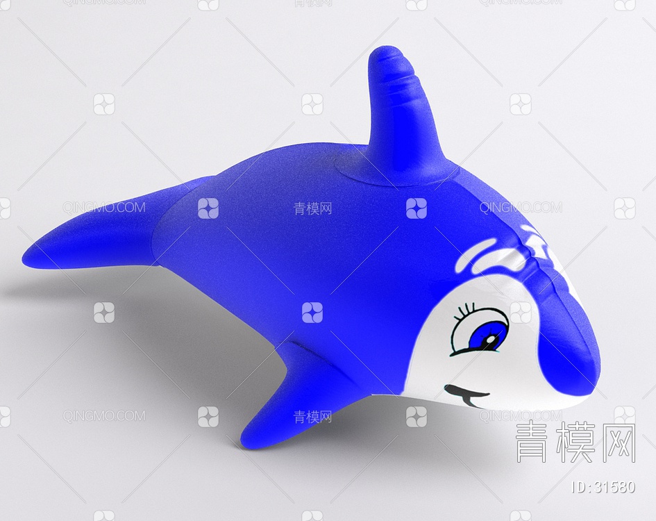 充气海豚3D模型下载【ID:31580】
