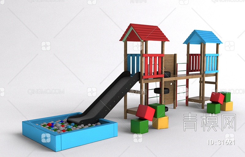 儿童游乐设施3D模型下载【ID:31621】