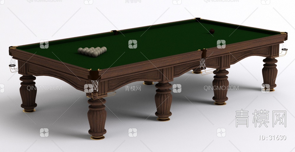 台球桌3D模型下载【ID:31630】