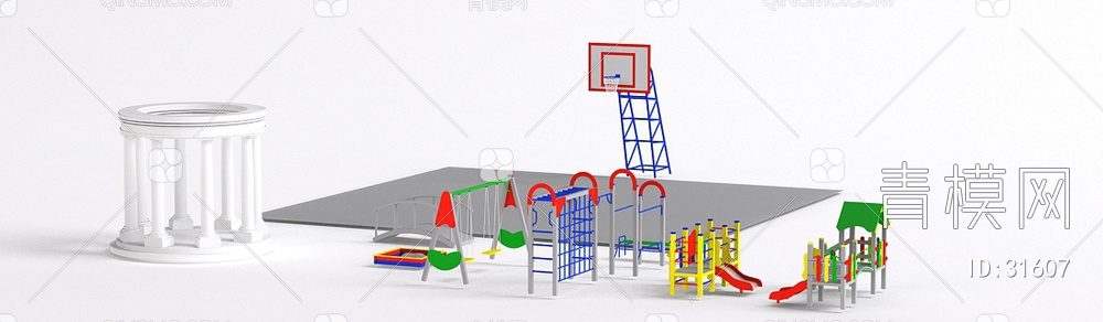 儿童游乐设施3D模型下载【ID:31607】
