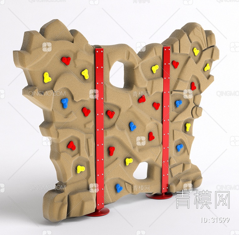 儿童攀岩3D模型下载【ID:31599】