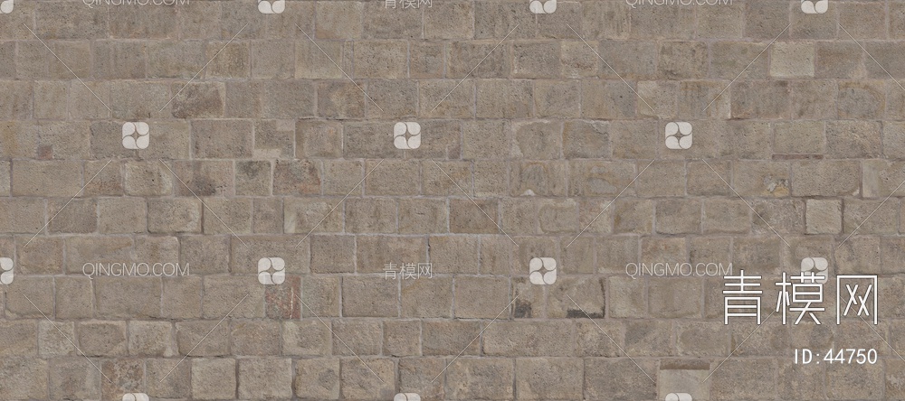 砖墙类齐整的石材-砖墙贴图下载【ID:44750】