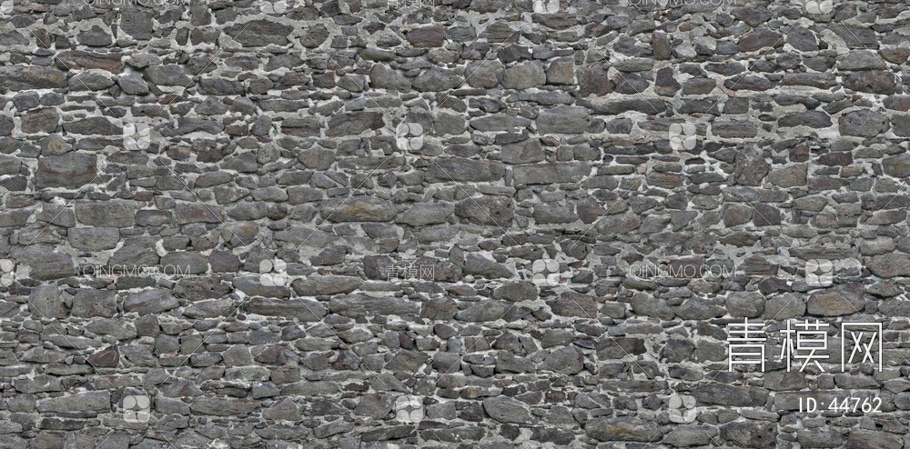 砖墙类凌乱的石材-砖墙贴图下载【ID:44762】