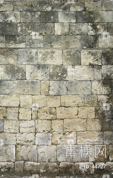 砖墙类齐整的石材-砖墙贴图下载【ID:44727】