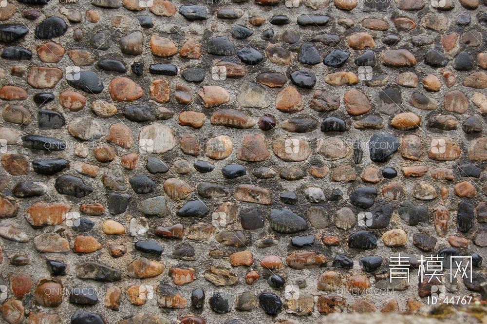 砖墙圆滑类石材-砖墙贴图下载【ID:44767】