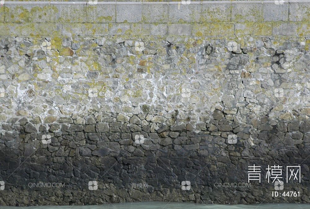 砖墙圆滑类石材-砖墙贴图下载【ID:44761】