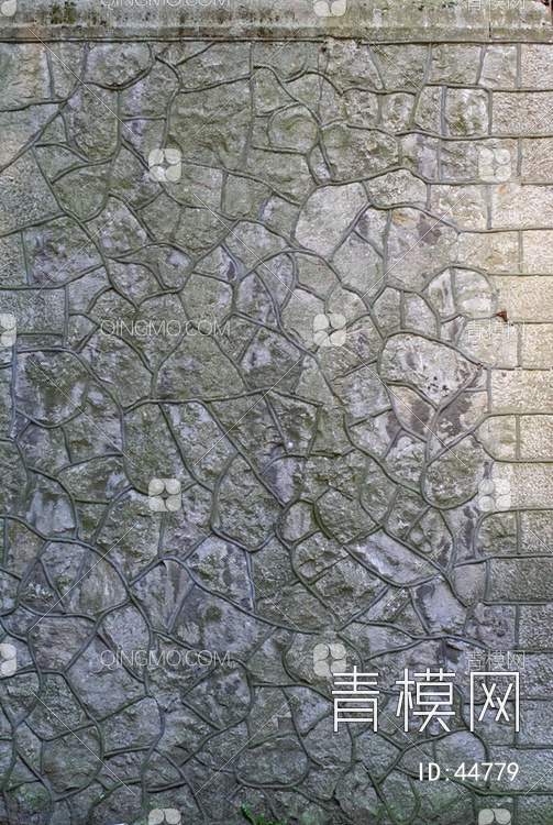 砖墙圆滑类石材-砖墙贴图下载【ID:44779】