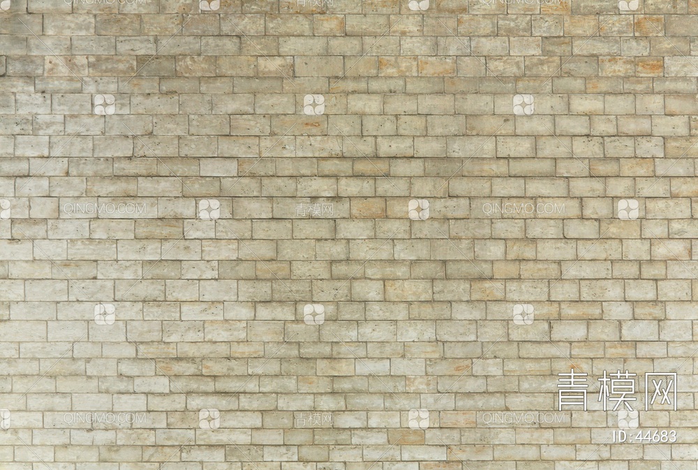 砖墙类齐整的石材-砖墙贴图下载【ID:44683】