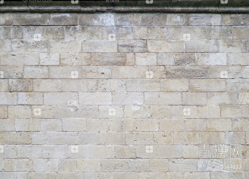 砖墙类齐整的石材-砖墙贴图下载【ID:44833】