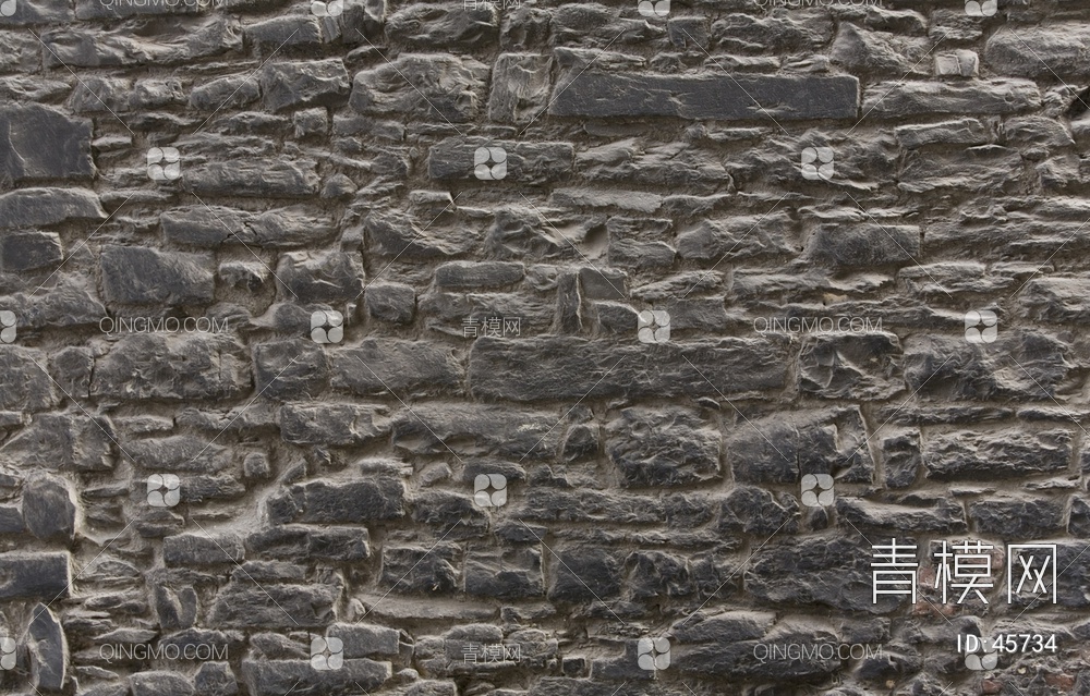 砖墙类凌乱的石材贴图下载【ID:45734】