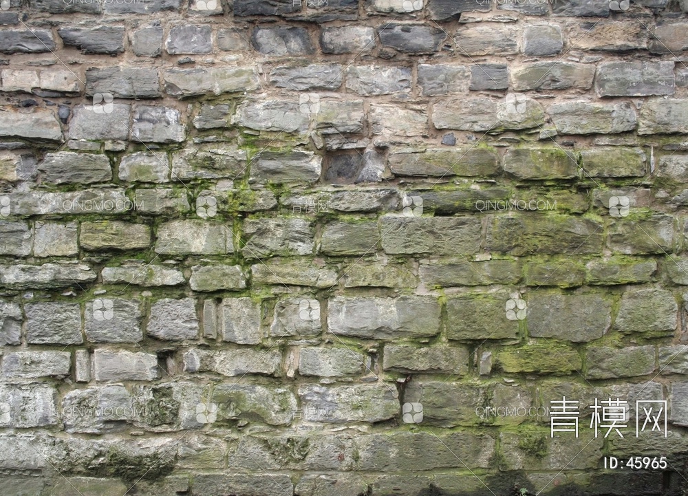 砖墙类带污垢的石材贴图下载【ID:45965】