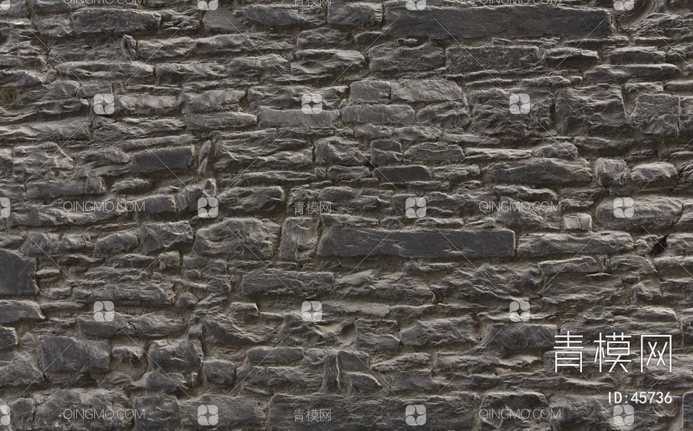 砖墙类凌乱的石材贴图下载【ID:45736】