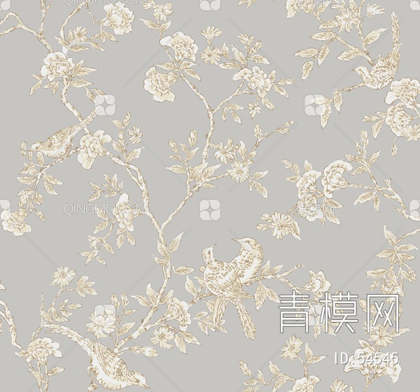 植物图案壁纸贴图下载【ID:54545】