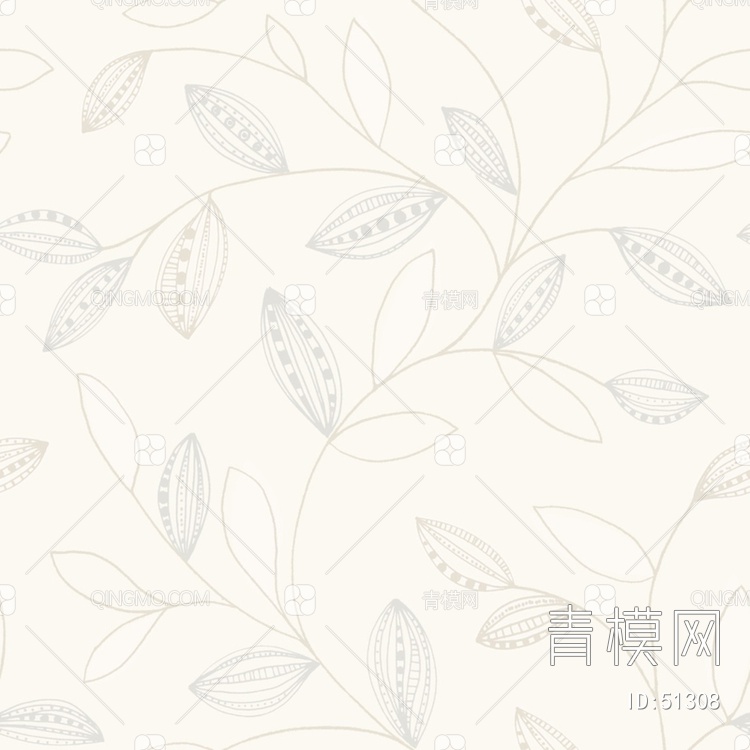 植物图案壁纸贴图下载【ID:51308】