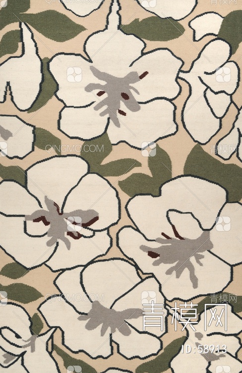 方形花纹地毯贴图下载【ID:58913】