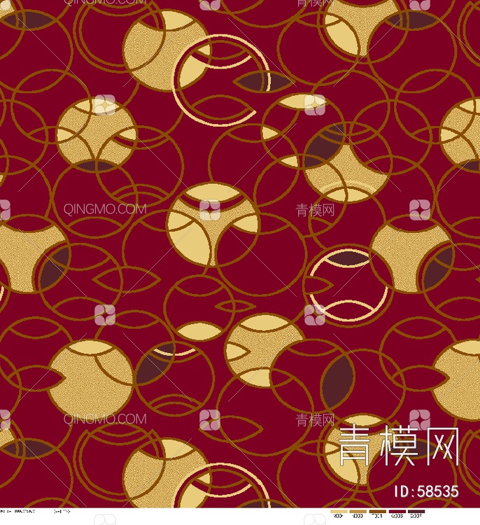 抽象几何图案地毯贴图下载【ID:58535】