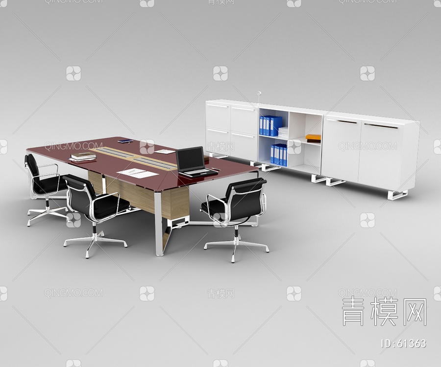 办公室家具3D模型下载【ID:61363】