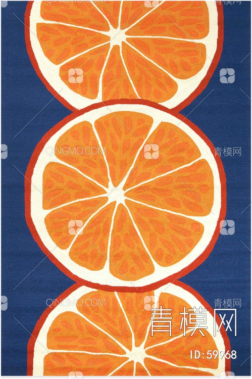 卡通柠檬地毯贴图下载【ID:59968】