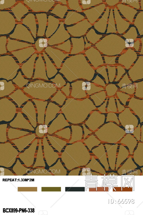 抽象几何图案地毯贴图下载【ID:66598】