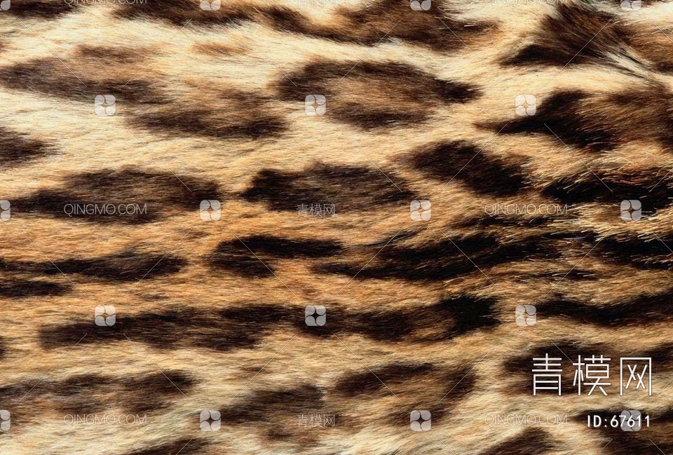 动物毛皮地毯贴图下载【ID:67611】